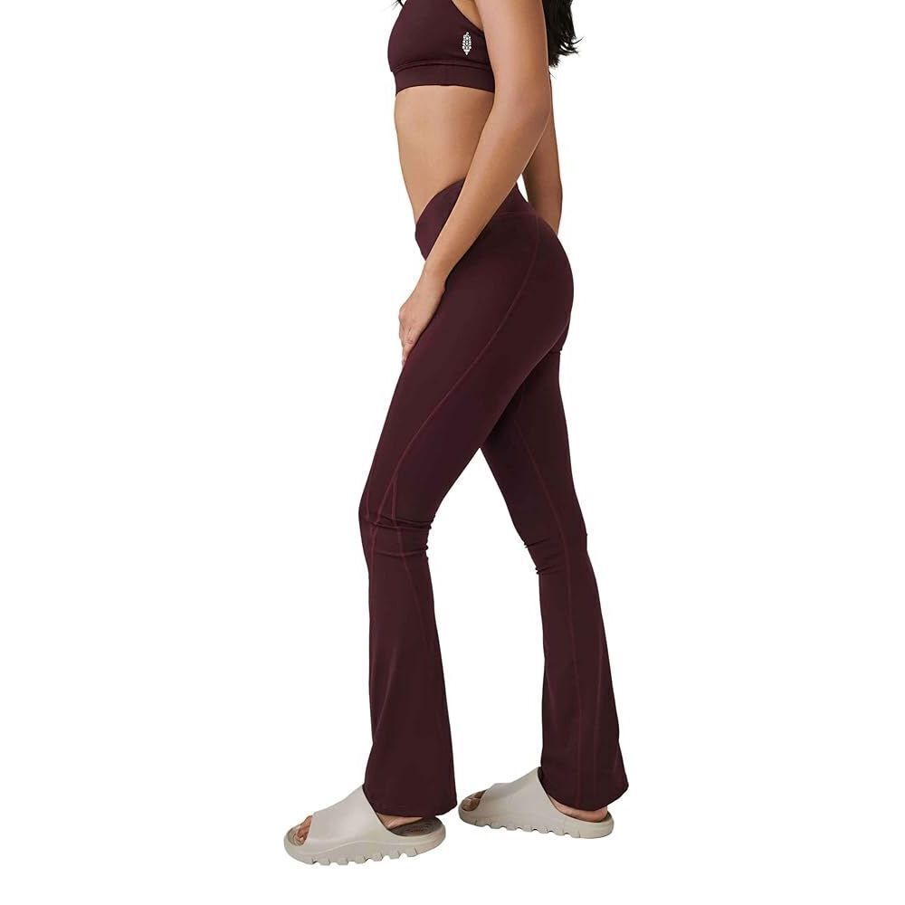 Free People Movement Resilience Fig Jam Flare Leg Pants Sz Xs/S Active, Gym
